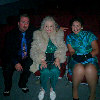 With burlesque legend Dixie Evans before hosting the Tease-0-Rama Movie Night at The Victoria Theater, SF 10/2/05
