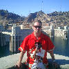 Will at Hoover Dam, NV, site of the Amazing Colossal Man's last stand, 11/1/05