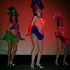 Burlesque beauties Hot Pink Feathers heat up the crowd