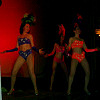 Burlesque beauties Hot Pink Feathers heat up the crowd