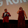 Johnny and Gin Atomic swing at Cerrito before a screening of King Kong vs Godzilla, 2/8/07