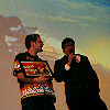 Mr. Lobo ("Cinema Insomnia") conducts a screaming contest, here with 