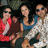 The Tiki Goddess with fellow Elvis fans (and Forbidden Island/Conga Lounge owners) Denise and Michael