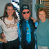 Will with Shatfans Lene and Kitty, masterminds of the Shatner blog/podcast Look at His Butt