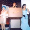 Connie Champagne, Luigi Babe and Monica Tiki Goddess hosting Tease-o-rama at Bimbo's, Sept 27-28, 2002
