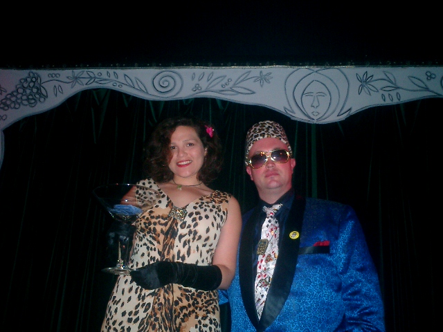 Hosting the premiere of the Oakland musical "Casino!" at the Glenview Performing Arts Center, 4/30/04