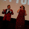 Johnny and Gin Atomic swing at Cerrito before a screening of King Kong vs Godzilla, 2/8/07