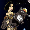 The Tiki Goddess on Forbidden Planet Illustration by Aaron Farmer
