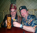 With Dave of the Purple Orchid Tiki Lounge
