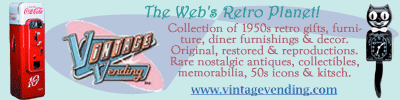The Webs Retro Planet! Retro Fifties Gifts Collectibles Furniture Memorabilia Antiques Icons Kitsch