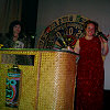 Hipster Holocaust Honeys: The Tiki Goddess and Gin Atomic at the tiki bar, 3/9/06