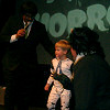 Mr. Lobo conducts another strange contest before a screening of "The Crawling Eye" at the Spookylau